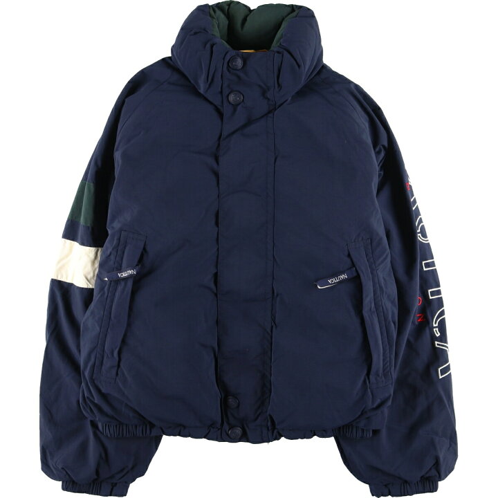 楽天市場】古着 90年代 ノーティカ NAUTICA 袖ロゴ リバーシブル 