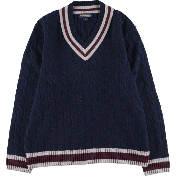 楽天市場】古着 ブルックスブラザーズ Brooks Brothers チルデンニット 