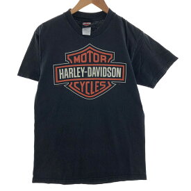 古着 00'S ハーレーダビッドソン Harley-Davidson HANES モーターサイクル バイクTシャツ USA製 メンズM /eaa390169 【中古】 【240410】