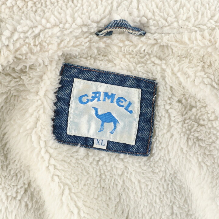 楽天市場】古着 キャメル CAMEL デニムボアジャケット USA製 メンズXL 
