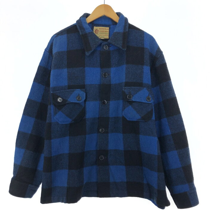楽天市場】古着 BEMIDJI WOOLEN MILLS バッファローチェック ウール 