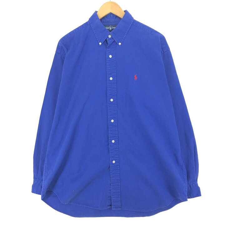 楽天市場】古着 ラルフローレン Ralph Lauren BLAIRE 長袖 ボタン  