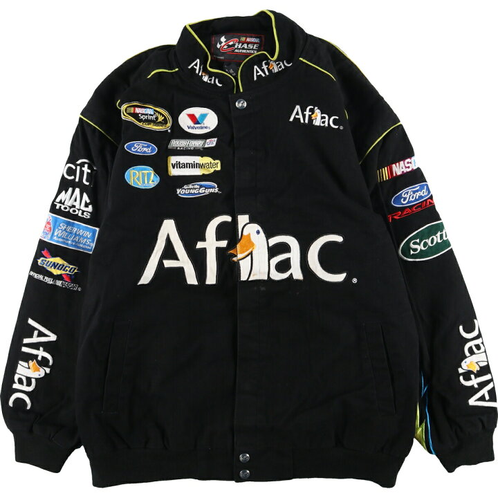 楽天市場】古着 CHASE AUTHENTICS NASCAR ナスカー Aflac アフラック 