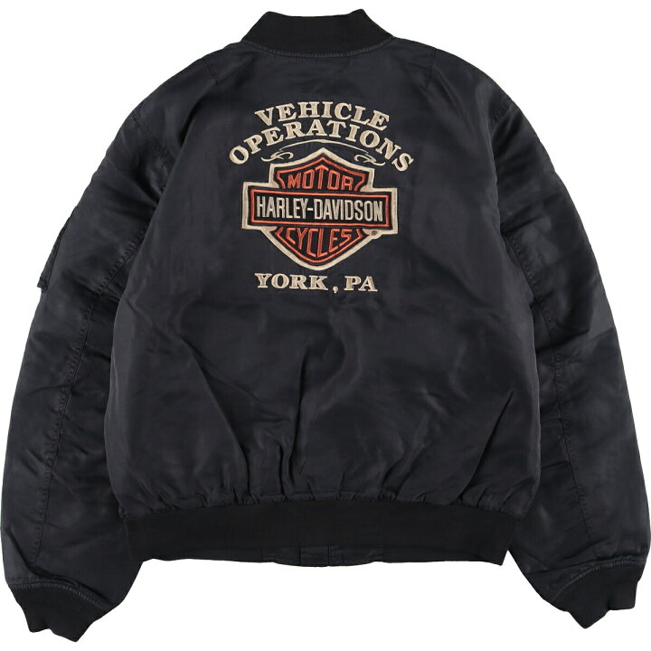 楽天市場】古着 ハーレーダビッドソン Harley-Davidson MA-1 タイプ 