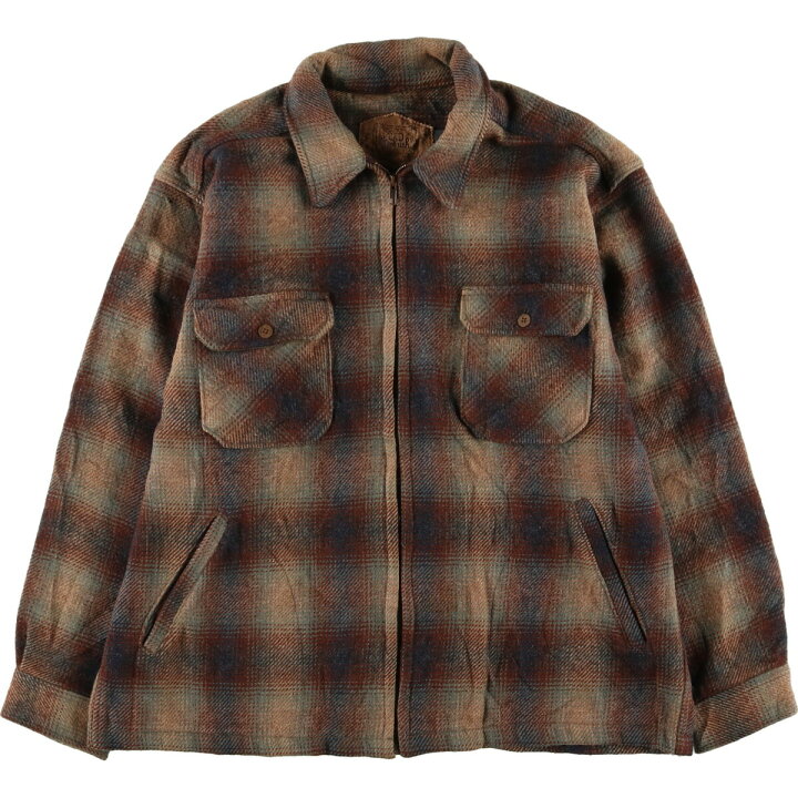 楽天市場】古着 90年代 ウールリッチ WOOLRICH チェック柄 オンブレ 