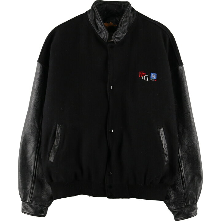 楽天市場】古着 WOLFF OF CANADA 袖革ウールスタジャン アワード  