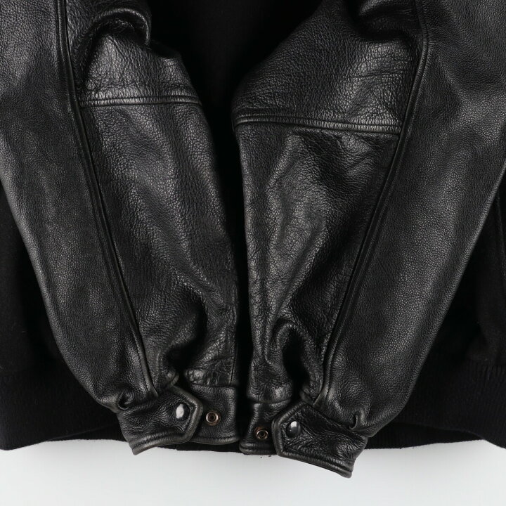 楽天市場】古着 WOLFF OF CANADA 袖革ウールスタジャン アワード  