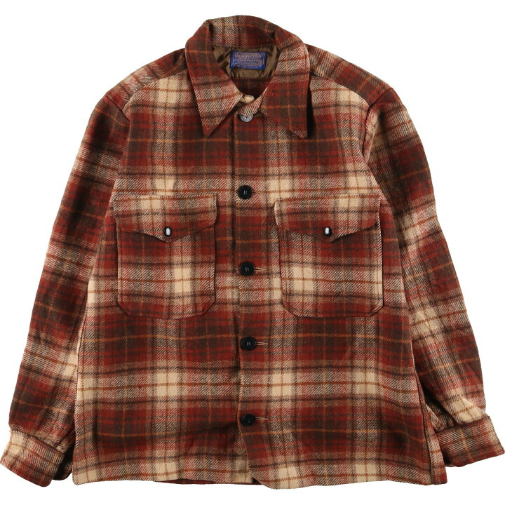 楽天市場】古着 70年代 ペンドルトン PENDLETON チェック柄 ウール 