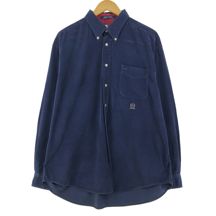 楽天市場】古着 トミーヒルフィガー TOMMY HILFIGER 長袖 ボタンダウン 
