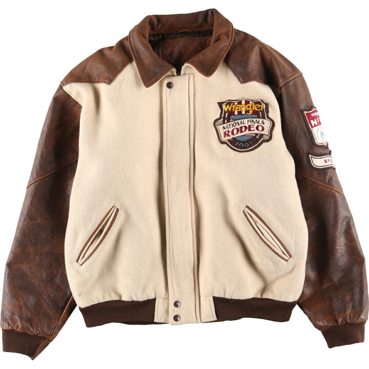楽天市場】古着 00年代 ラングラー Wrangler 襟付き 袖革ウール  