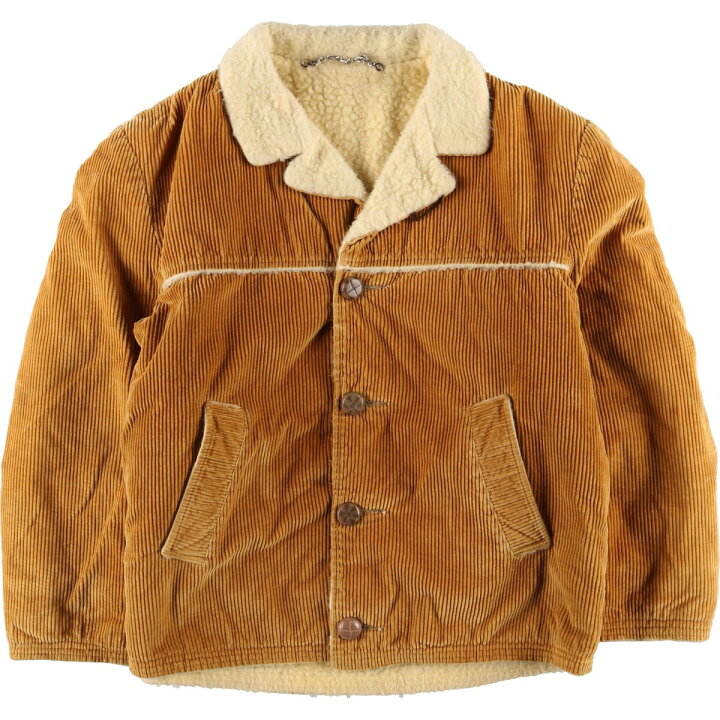 楽天市場】古着 60年代~ Sir Jac コーデュロイボアジャケット メンズM 