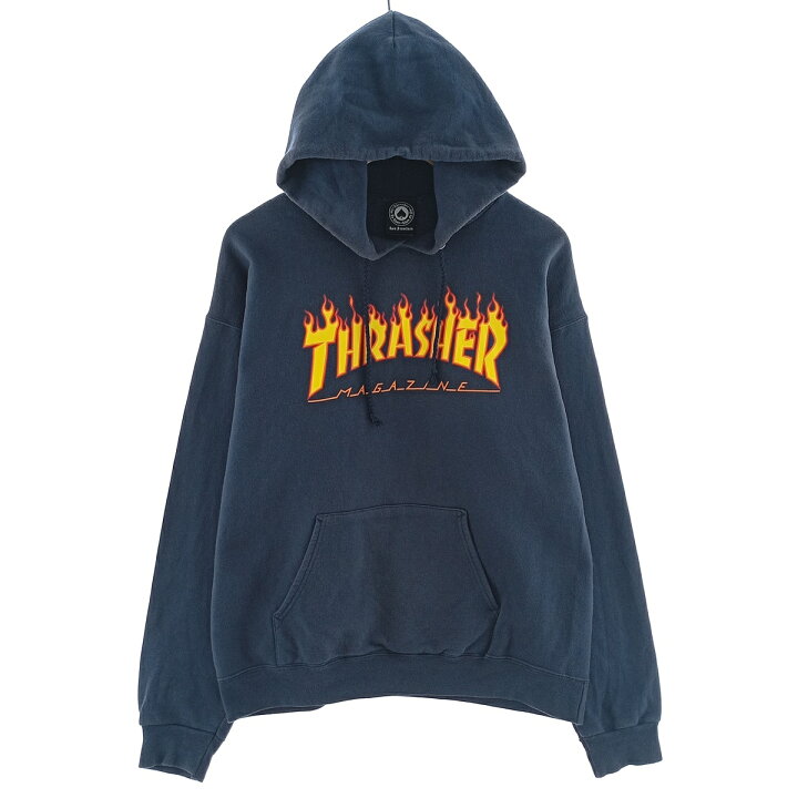 楽天市場】古着 スラッシャー THRASHER ファイヤーパターン スウェット 