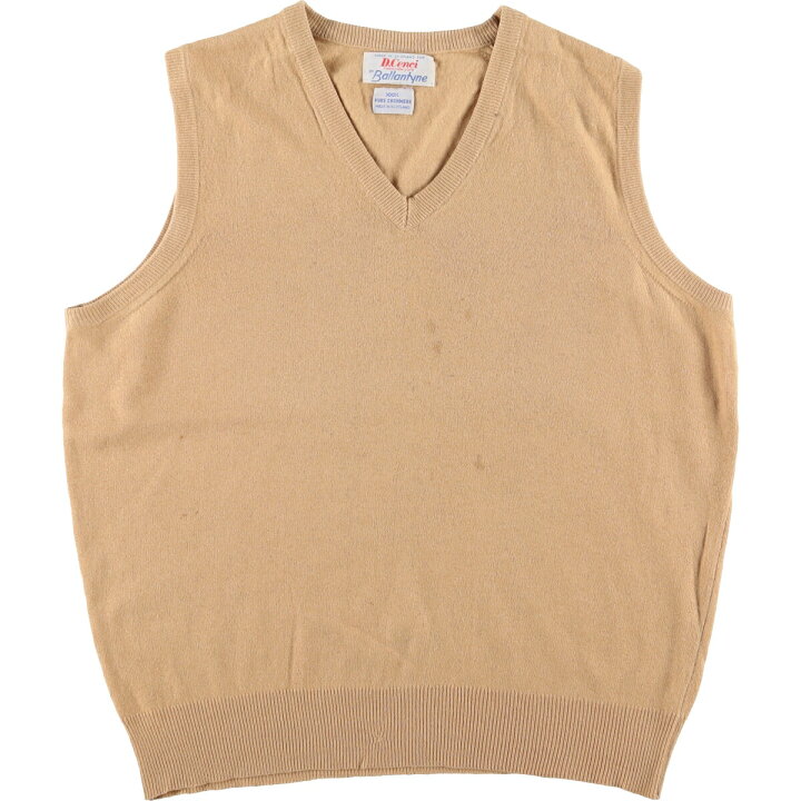 スコットランド製 70s 80s BALLANTYNE カシミア ニット ベスト 