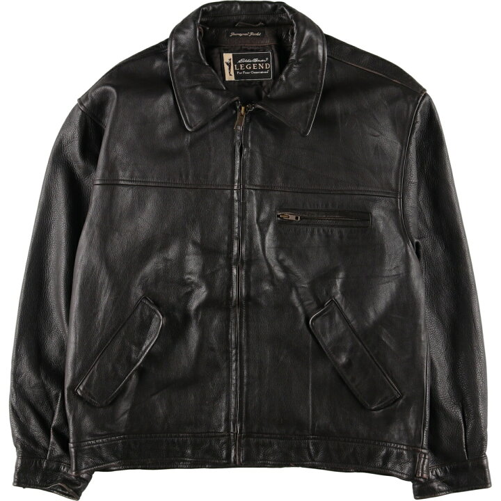 eddie bauer legend レザージャケットスポーツジャケット - レザー 