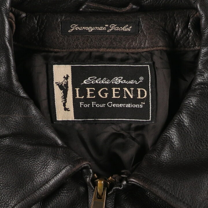楽天市場】古着 エディーバウアー Eddie Bauer LEGEND レザースポーツ 