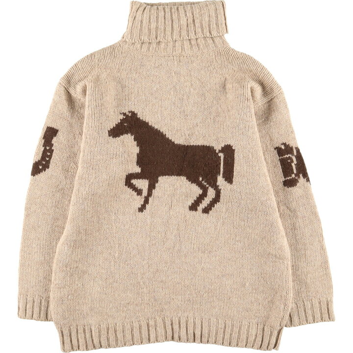 楽天市場】古着 ラルフローレン Ralph Lauren 馬柄 タートルネック 