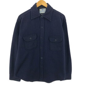 古着 70'S Campus Casuals ウールCPOシャツ メンズXL ヴィンテージ /eaa408078 【中古】 【240101】