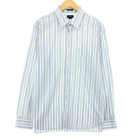 古着 ジェイクルー J.Crew 長袖 ストライプシャツ メンズL /eaa409336 【中古】 【240124】