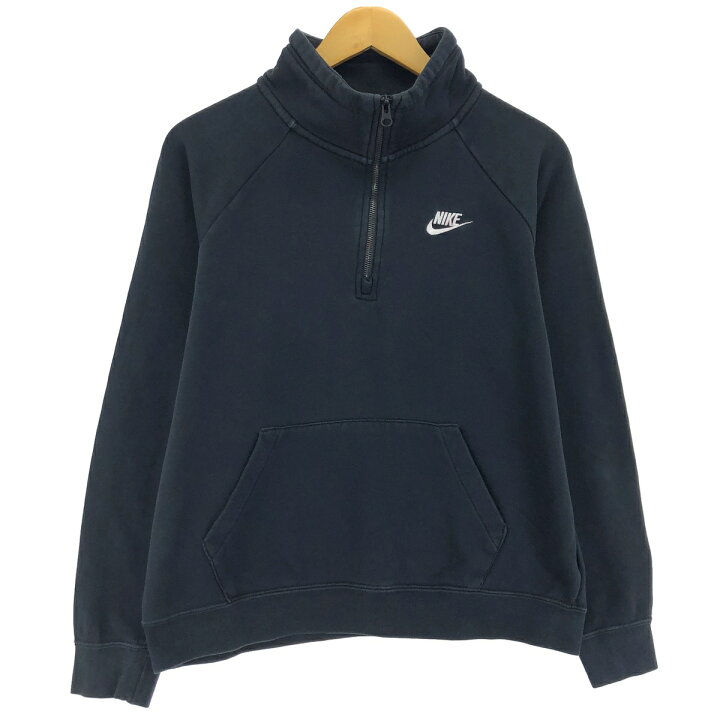 楽天市場】古着 ナイキ NIKE ハーフジップスウェットシャツ トレーナー 