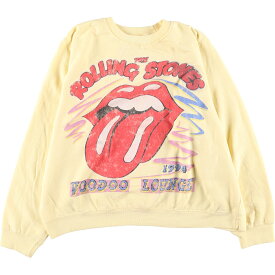 古着 THE ROLLING STONES ザローリングストーンズ バンド スウェットシャツ トレーナー レディースM /eaa411034 【中古】 【240316】【エルル】