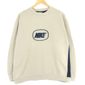 古着 00'S ナイキ NIKE ロゴスウェットシャツ トレーナー メンズL /eaa411904 【中古】 【240322】