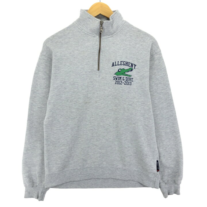 楽天市場】古着 sport Tek ハーフジップスウェットシャツ トレーナー 