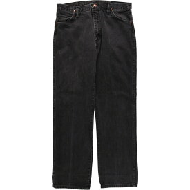 古着 80'S ラングラー Wrangler 13MWZWK ブラックデニムパンツ USA製 メンズw36 ヴィンテージ /eaa412926 【中古】 【240127】