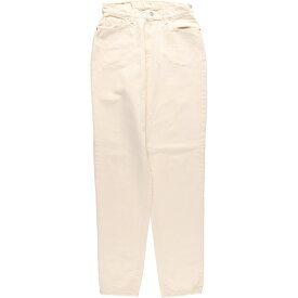 古着 リーバイス Levi's TAPERED LEG ホワイトデニム テーパードデニムパンツ USA製 メンズw30 /eaa415164 【中古】 【240301】