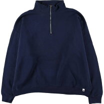 楽天市場】ハーフジップ スウェット（ブランドラッセル）の通販
