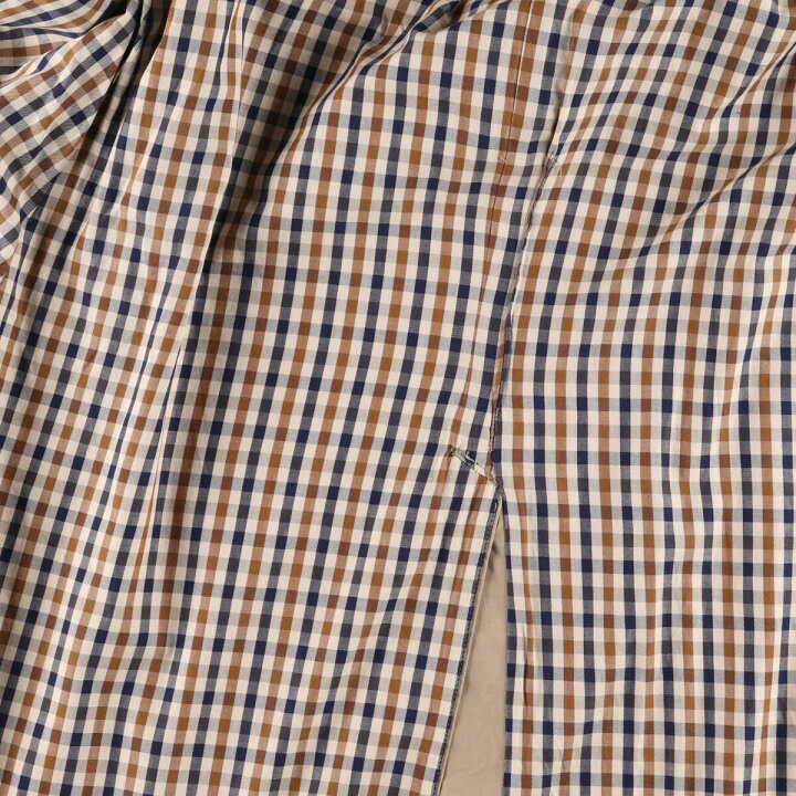 楽天市場】古着 アクアスキュータム Aquascutum ステンカラーコート  