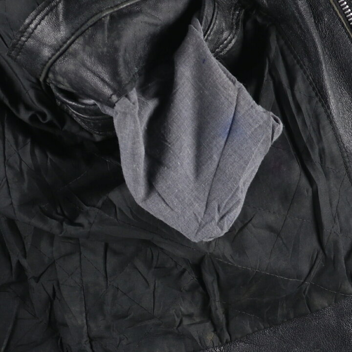 楽天市場】古着 Muroto セミダブルライダースジャケット フランス製  