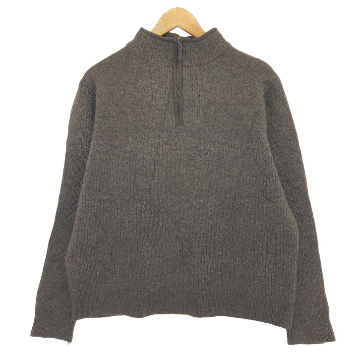 楽天市場】古着 エルエルビーン L.L.Bean ウールニットハーフジップ 