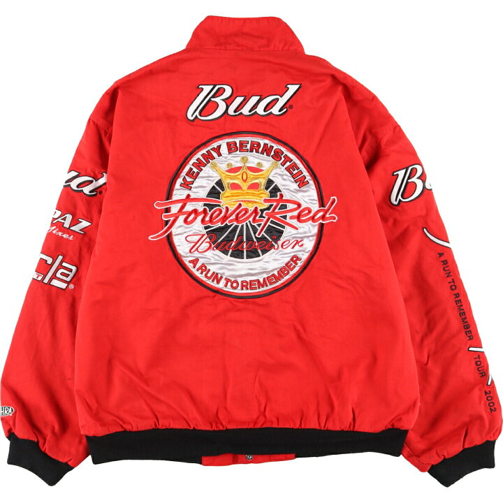 楽天市場】古着 SPORT SERVICE BUDWEISER バドワイザー レーシング 