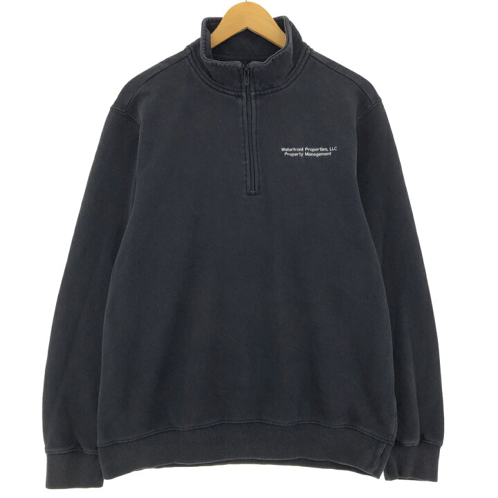 楽天市場】古着 SPORT‐TEK ハーフジップスウェットシャツ トレーナー 
