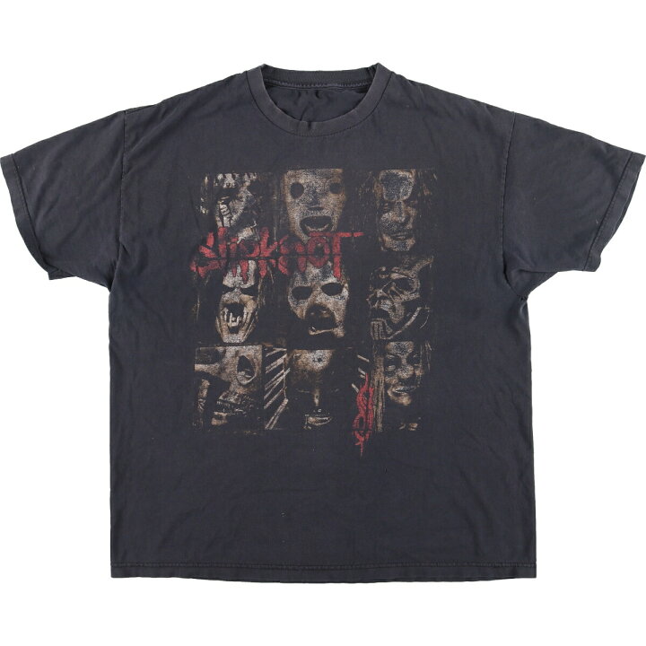 楽天市場】古着 SLIPKNOT スリップノット 両面プリント バンドTシャツ 