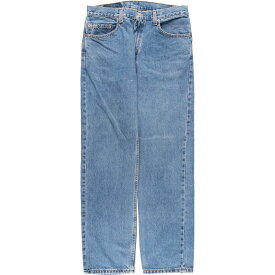 古着 00'S リーバイス Levi's 505 REGULAR FIT STRAIGHT LEG テーパードデニムパンツ USA製 メンズw33 /eaa423742 【中古】 【240310】