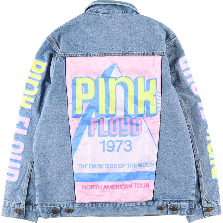 楽天市場】古着 UNKNOWN PINK FLOYD ピンクフロイド デニムジャケット 