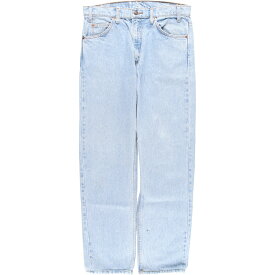 古着 リーバイス Levi's 505 テーパードデニムパンツ USA製 W33L32 ヴィンテージ /eaa424616 【中古】 【240308】