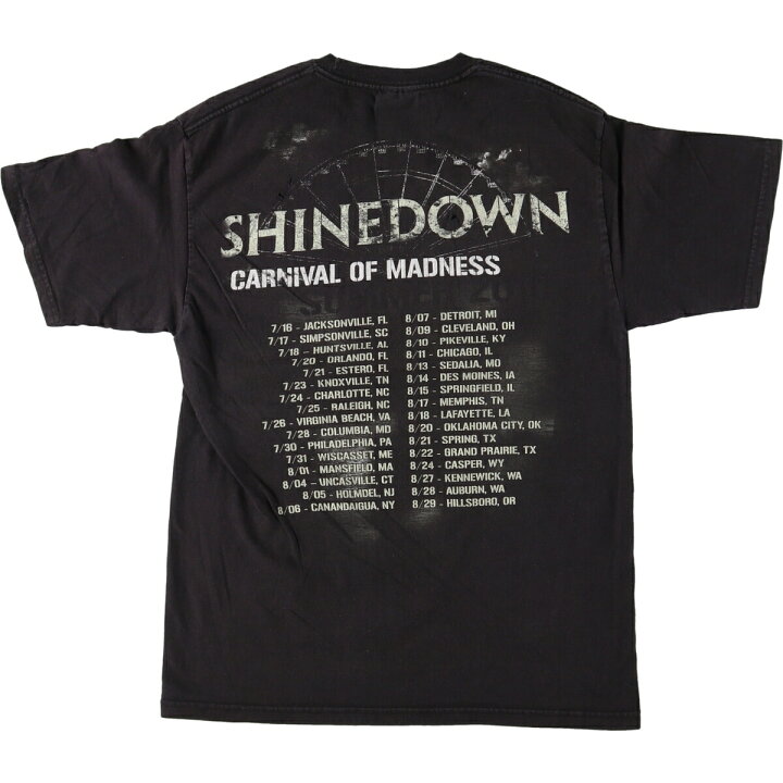 楽天市場】古着 ヘインズ Hanes シャインダウン Shinedown バンドT 