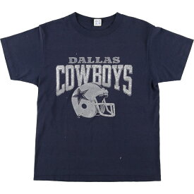 古着 80'S チャンピオン Champion トリコタグ NFL DALLAS COWBOYS ダラスカウボーイズ 半袖 プリントTシャツ USA製 メンズS ヴィンテージ /eaa425741 【中古】 【240316】