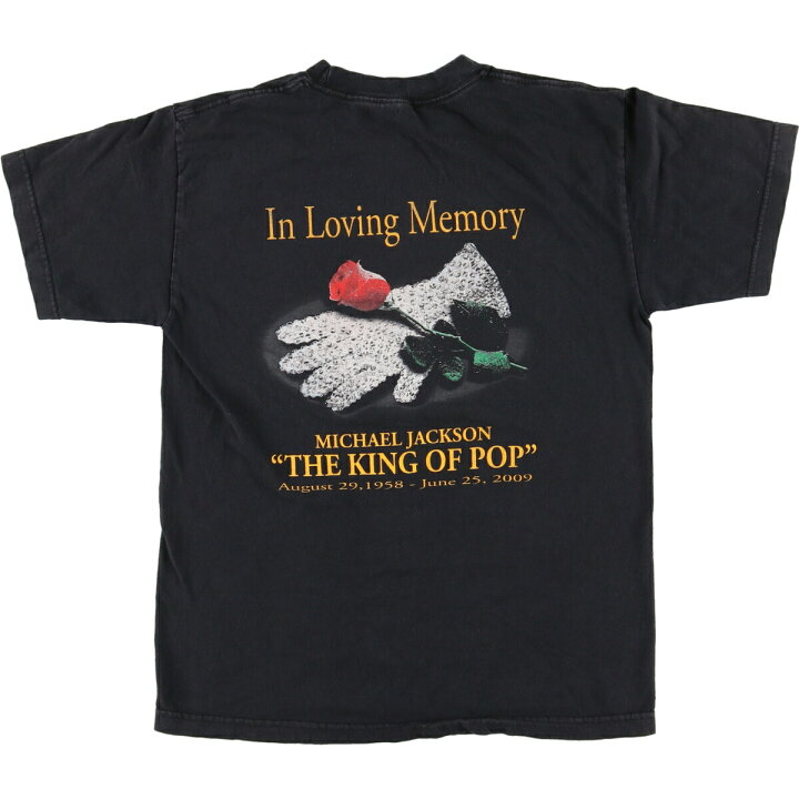 楽天市場】古着 MICHAEL JACKSON マイケルジャクソン バンドTシャツ 