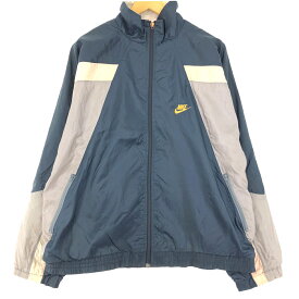 古着 90'S ナイキ NIKE 銀タグ ウインドブレーカー メンズL ヴィンテージ /eaa426900 【中古】 【240316】