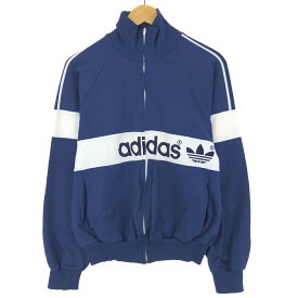 古着 80'S アディダス adidas ジャージ トラックジャケット メンズM ヴィンテージ /eaa426998 【中古】 【240318】