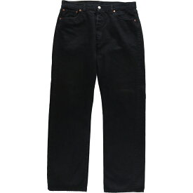 古着 リーバイス Levi's 501 ブラックデニム ストレートデニムパンツ メンズw35 /eaa427416 【中古】 【240404】