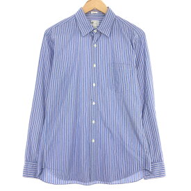 古着 ジェイクルー J.Crew 長袖 ストライプシャツ メンズM /eaa427689 【中古】 【240329】