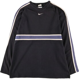 古着 90'S ナイキ NIKE Vネック ロングTシャツ ロンT メンズL ヴィンテージ /eaa431134 【中古】 【240329】