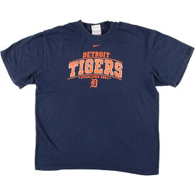 古着 ナイキ NIKE MLB DETROIT TIGERS デトロイト タイガース スポーツTシャツ メンズL /eaa431657 【中古】 【240502】