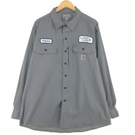 古着 カーハート Carhartt 長袖 ワークシャツ メンズXL /eaa431745 【中古】 【240331】