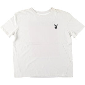 古着 プレイボーイ PLAYBOY バックプリント 半袖 プリントTシャツ メンズL /eaa431818 【中古】 【240422】