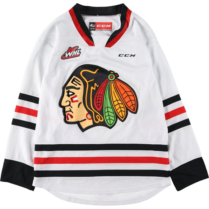 楽天市場】古着 CCM NHL CHICAGO BLACKHAWKS シカゴブラックホークス V 